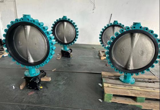 DN300 Customizado Ferro Fundido Dutile Aço Carbono Fully Lug Wafer Tipo de Borboleta válvula