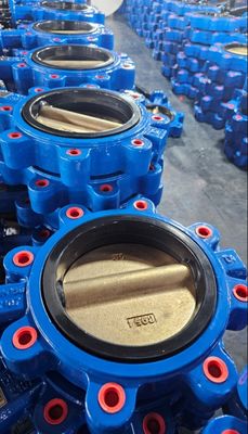 DN300 Customizado Ferro Fundido Dutile Aço Carbono Fully Lug Wafer Tipo de Borboleta válvula