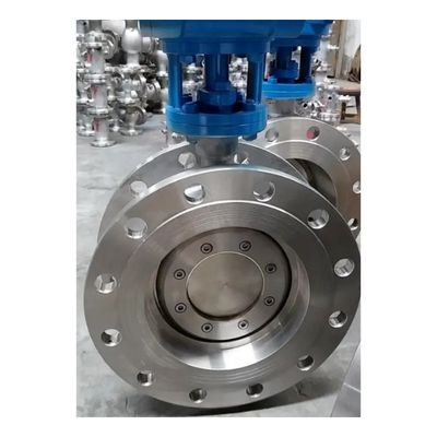 Estrutura da borboleta válvula de borboleta elétrica de flanges duplos para meios de baixa temperatura