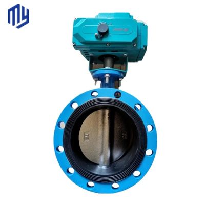 Estrutura da borboleta válvula de borboleta elétrica de flanges duplos para meios de baixa temperatura