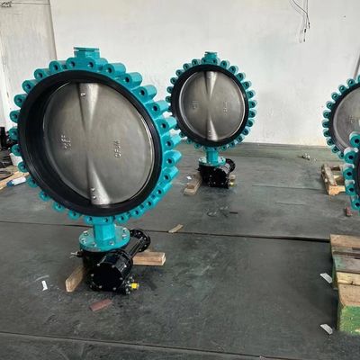 EPDM Seat Soft Sealing Lever Operated Wafer Lug Butterfly Valve com opções personalizadas
