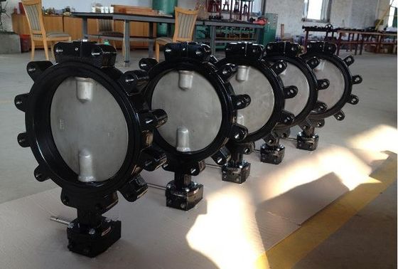 Aplicações de água válvulas borboleta AWWA Wafer Lug Double Flanged C954 C950 C955 disco