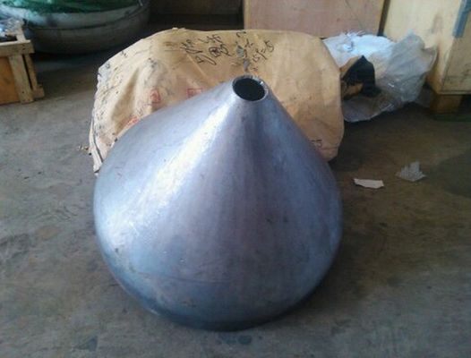 ASME Standard Conical Base Pressure Vessel Dished Cap Head com conexão de solda
