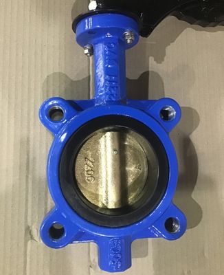 Material do corpo Ferro Dúctil GGG50 válvula borboleta Wafer Flanged Lug Padrão de água