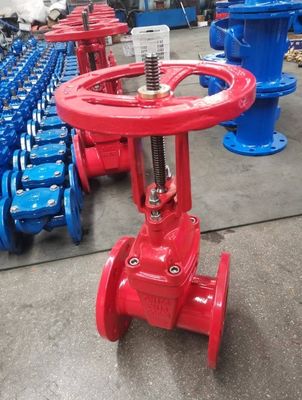 Controle de água 4 "Válvula de saída de parede ascendente manual PN10 PN16 dentro do meio de água
