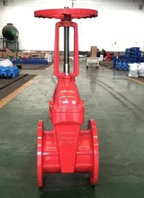 Válvula de porta personalizada de tamanho 2,5" de caudal ascendente tipo flange para GB DIN ANSI GOST Standard