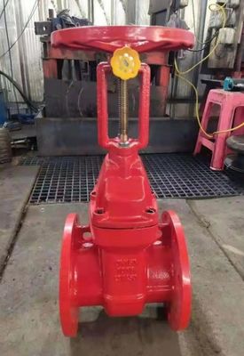 Válvula de porta personalizada de tamanho 2,5" de caudal ascendente tipo flange para GB DIN ANSI GOST Standard