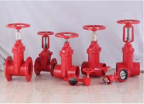 GB DIN ANSI GOST DN65 Válvula de porta com flange de tronco não ascendente de ferro dúctil