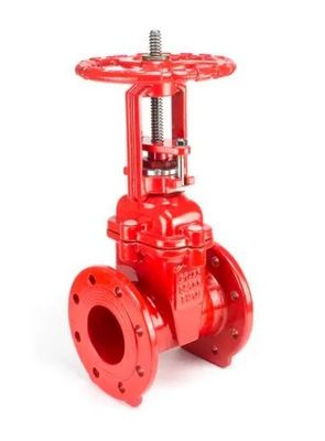 DN150 Válvula de Portão de Combate a Incêndios de Ferro Dutile Manual para Controle de Fluxo de Água