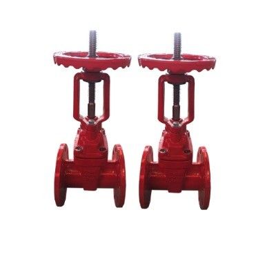 DN150 Válvula de Portão de Combate a Incêndios de Ferro Dutile Manual para Controle de Fluxo de Água