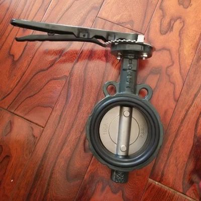 Valva de borboleta de Wafer Media de água DK JIS 10K 5K Coreia Tipo com selo EPDM CF8 Disc