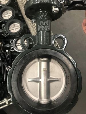 Valva de borboleta de Wafer Media de água DK JIS 10K 5K Coreia Tipo com selo EPDM CF8 Disc
