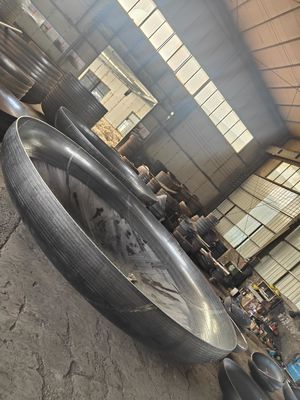 Padrão da indústria ASME personalizado elípsoidal 304 cabeça final do tanque