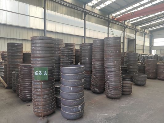 Placa revestida de aço carbono com cabeça de triturador 304 com cabeça de triturador semi-elíptica ASME