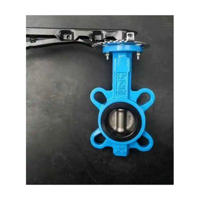 Válvulas de borboleta de wafer Lug eficientemente concebidas com revestimento de borracha PFA PTFE EPDM