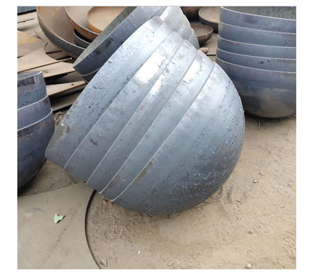 304 material sanitário tubo de aço inoxidável roscado tampa final de tanque de cabeça de prato com OEM