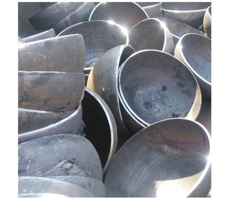 304 material sanitário tubo de aço inoxidável roscado tampa final de tanque de cabeça de prato com OEM