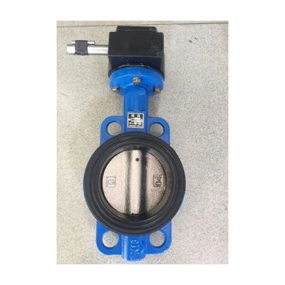 Depende das especificações Actuador pneumático EPDM revestido de controle industrial válvula de água borboleta