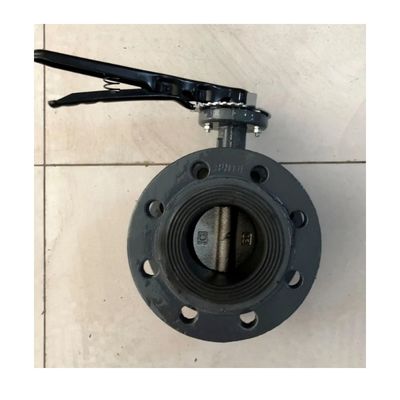 Média de gás DN300 EPDM revestida de borracha flange de borboleta válvula com suporte OBM personalizado