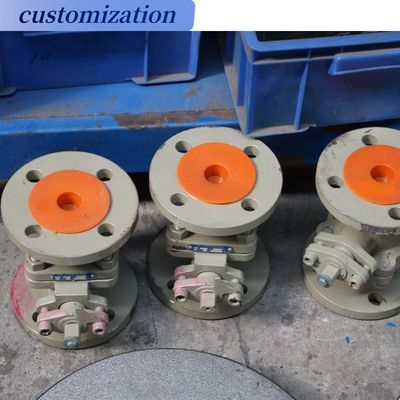 Média de gás DN300 EPDM revestida de borracha flange de borboleta válvula com suporte OBM personalizado