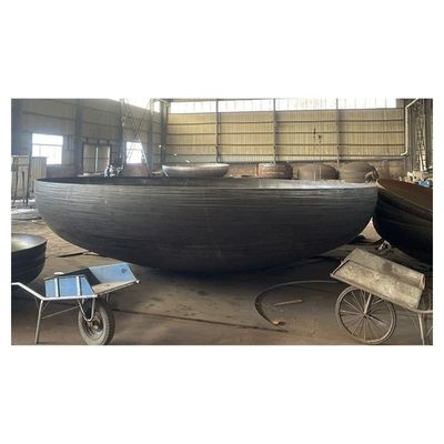 Fonte de tanque elíptica de aço torisférica para fundo plano