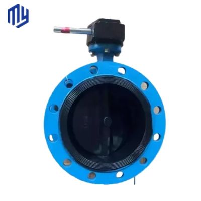 Diafragma Flange de ferro ductilo pneumático de vedação macia válvula borboleta para temperatura média