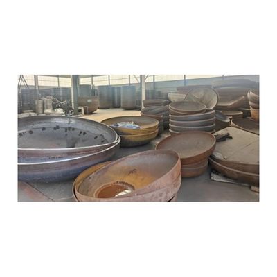 Suporte personalizado OEM Semi Ball Q235 Dished End Cast Iron cabeça hemisférica