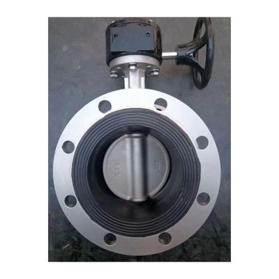 Estrutura do diafragma industrial válvula de borboleta de ferro dúctil de flange dupla Pn16 concêntrica