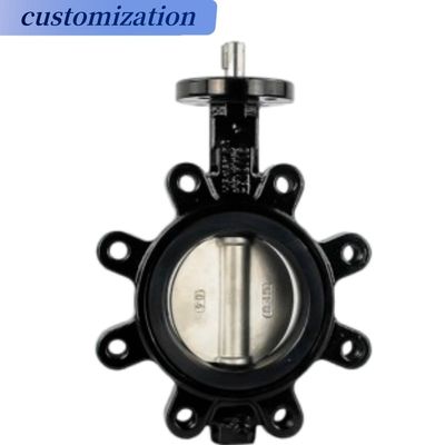 Valva de borboleta de diafragma elétrica em material de ferro fundido para suporte personalizado ODM