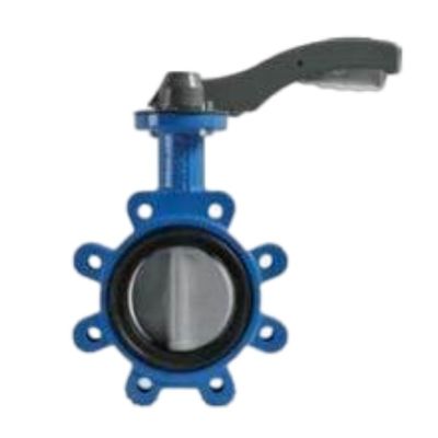 Gerenciamento de fluxo consistente Diafragma Lugar Tipo de válvula borboleta com alavanca manual