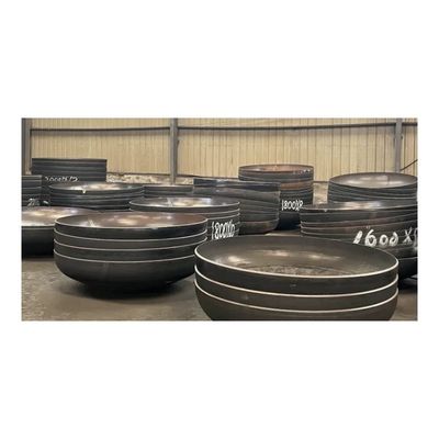 Código de cabeça de círculo 800mm Tanque de final de prato personalizado Design igual com aço carbono