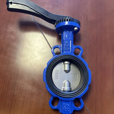 Serviço personalizado Manual de válvula de borboleta para OEM Ductile Ferro Flange Lug Wafer Tipo