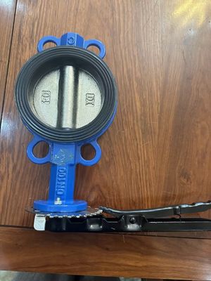 Serviço personalizado Manual de válvula de borboleta para OEM Ductile Ferro Flange Lug Wafer Tipo