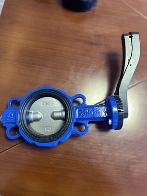 Serviço personalizado Manual de válvula de borboleta para OEM Ductile Ferro Flange Lug Wafer Tipo