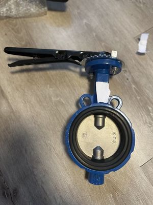 Serviço personalizado Manual de válvula de borboleta para OEM Ductile Ferro Flange Lug Wafer Tipo