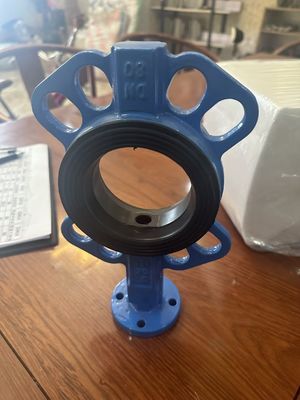 Serviço personalizado Manual de válvula de borboleta para OEM Ductile Ferro Flange Lug Wafer Tipo