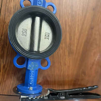Serviço personalizado válvula de borboleta pneumática de aço inoxidável DN25 para operação suave