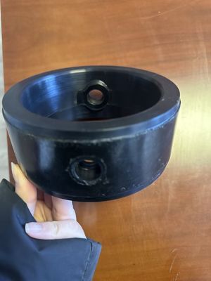 Válvula de borboleta revestida em PTFE de 200 mm para operação manual em aplicações industriais
