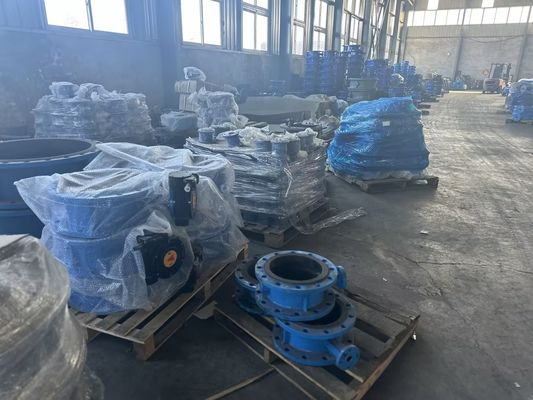 OEM Port Size Ferro fundido extensão válvula borboleta com serviço pós-venda de suporte