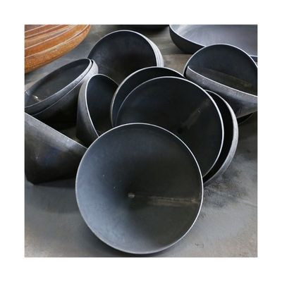 Conexão de soldagem de cabeça de círculo ASME ss304 316 s235jr Finais cônicos do tanque para peças de aquecimento da caldeira