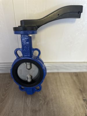 Tipo de válvula de borboleta de dupla flange interflanged Manual Opções elétricas e pneumáticas