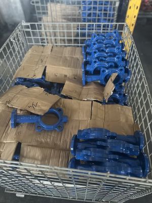 Tipo de válvula de borboleta de dupla flange interflanged Manual Opções elétricas e pneumáticas