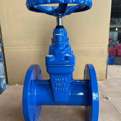 Portão de porte de tamanho personalizado, válvula de porta com flanges, assento resistente para aplicações de mineração