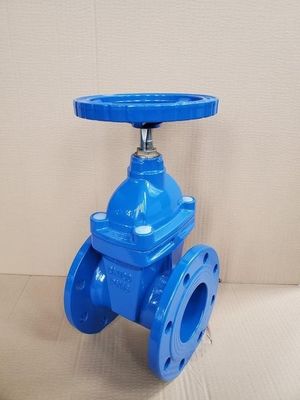 Portão de porte de tamanho personalizado, válvula de porta com flanges, assento resistente para aplicações de mineração