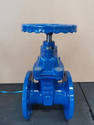 Portão de porte de tamanho personalizado, válvula de porta com flanges, assento resistente para aplicações de mineração