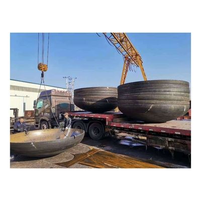 Fornecimento profissional Cabeças elípticas de tanques de aço carbono igual com ligação de solda