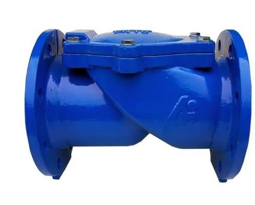 DN100 Pn16 válvula de retenção de flapper de borracha de ferro fundido para suporte OEM