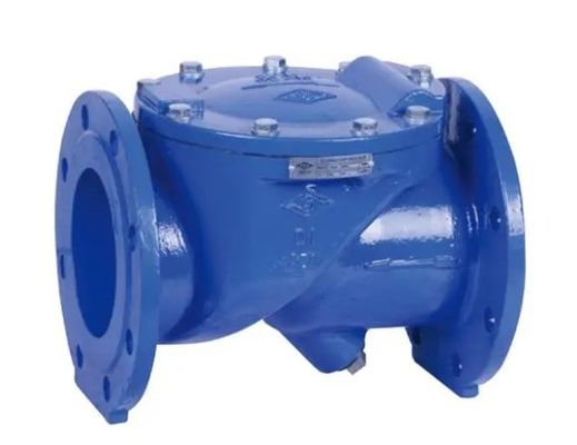 DN100 Pn16 válvula de retenção de flapper de borracha de ferro fundido para suporte OEM