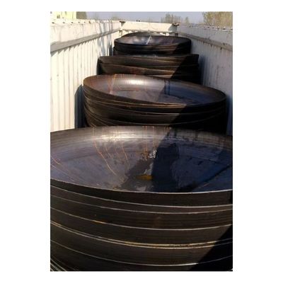 Cabeça de tanque elíptica de aço carbono com ligação soldada suportada por OBM para necessidades personalizadas