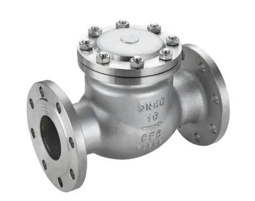 Válvula de controlo de balanço de alta temperatura Dn 600 Cf8m com fabricação personalizada ODM